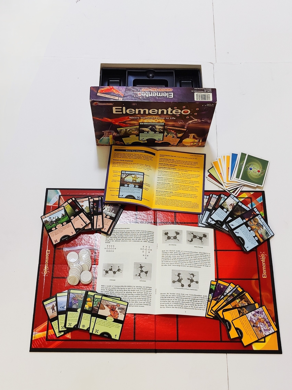 Element Board Game - Red Strategy Game Set
